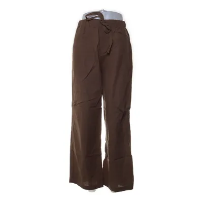 Pants (Brown) from Uniqlo Cotton, Linen