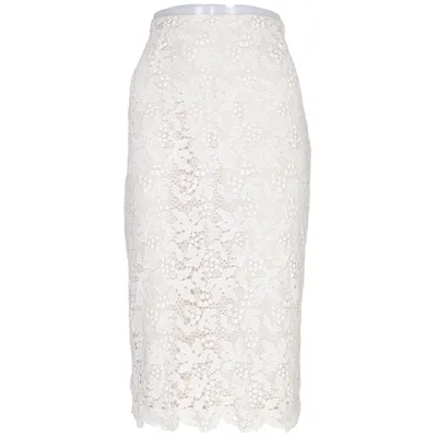 Jupe (Beige) de H&M Conscious Collection Coton biologique, Polyester recyclé