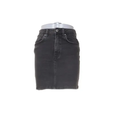 Spijkerrok (Zwart) van Zara Authentic Denim by TRF Katoen, Elastaan