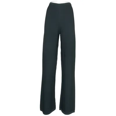 Pantalon patte d'éléphant (Vert) de Parfois Polyamide, Viscose