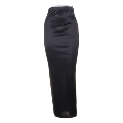 Långkjol (Svart) från PrettyLittleThing Elastan, Polyester