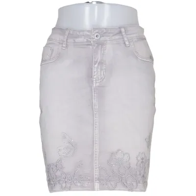 Denim skirt (Gray) from Onado Cotton, Elastane