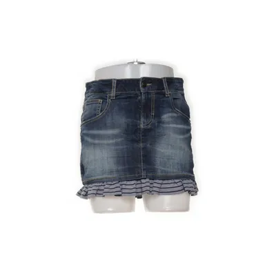 Jupe en jean (Bleu, Gris) de Benetton Jeans