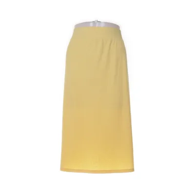 Nederdel (Gul) fra Happy Holly Elastan, Polyester, Viscose