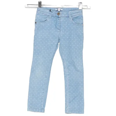 Jeans (Blå) från Little Marc Jacobs Bomull, Elastan, Skinn, Polyester