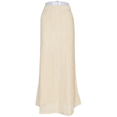 Maxi nederdel (Gul) fra Sandro Metallfiber, Polyamid, Polyester, Viscose