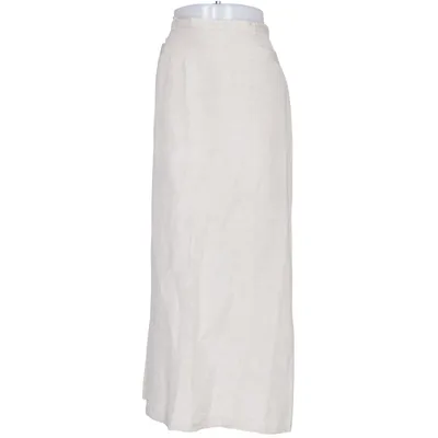 Långkjol (Beige) från Cappuccini Linne, Polyester, Viskos