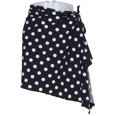 Wrap skirt (Black, White) from Privacy Elastane, Polyamide