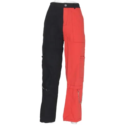 Cargo pants (Black, Red) from Romwe Cotton, Polyester