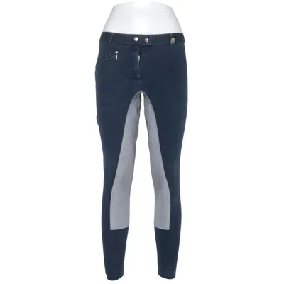 Reithose (Blau, Grau) von Cavallo Baumwolle, Elasthan