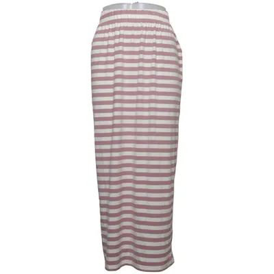Maxi rok (Roze, Wit) van Gozzip Elastaan, Polyester, Viscose