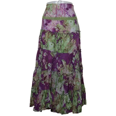 Jupe longue (Violet, Vert, Multicolore) de Jeff Gallano