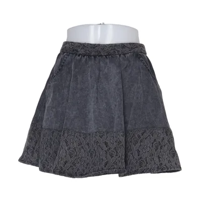 Jupe en jean (Gris) de Neon Rose Coton, Polyamide, Polyester, Viscose