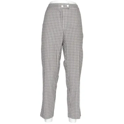 Pants (Beige, Black) from Visual Clothing Project Elastane, Polyester, Viscose