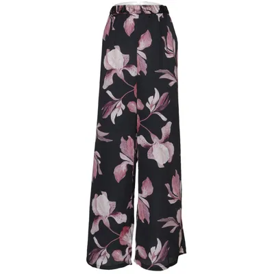 Palazzo broek (Zwart, Meerkleurig) van Noir Polyester