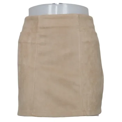 Nederdel (Beige) fra Pull & Bear Elastan, Polyester
