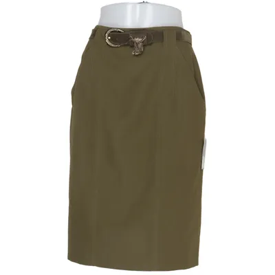 Rok (Groen) van Hammer Acetaat, Polyester, Wol