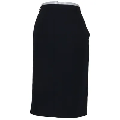 Skirt (Black) from Hucke Polyester, Wool