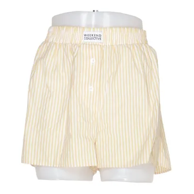 Pajama shorts (Yellow, White) from ASOS Design Cotton, Polyester