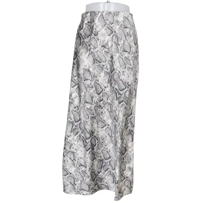 Maxi rok (Grijs, Wit) van Object Polyester