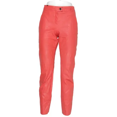 Leren broek (Rood) van Escada Cupro, Elastaan, Leer