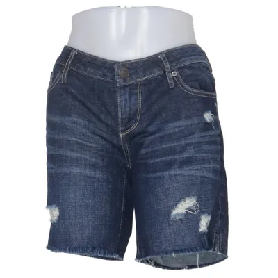 Denim shorts (Blauw) van Bullhead Katoen, Elastaan