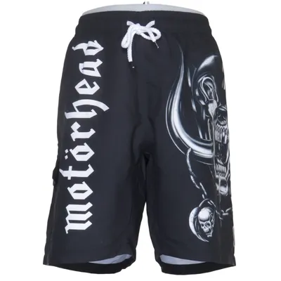 Zwemshort (Zwart, Wit) van Motörhead Polyester