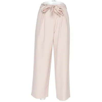Pantalon patte d'éléphant (Rose) de Anecdote Élasthane, Polyester, Viscose