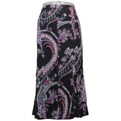 Skirt (Black, Multicolored) from Frank Walder Acetate, Cotton, Metallic fiber