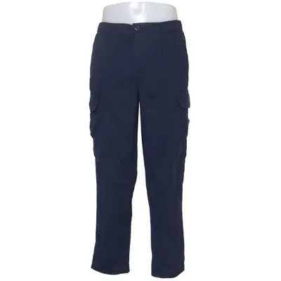 Cargo pants (Blue) from Livergy Recycled polyester, Viscose