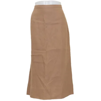 Maxi nederdel (Brun) fra Marina Rinaldi Acetat, Linned, Viscose