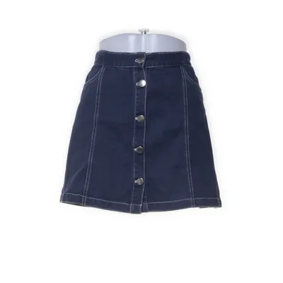 Jeansnederdel (Blå) fra Monki Bomuld, Polyester