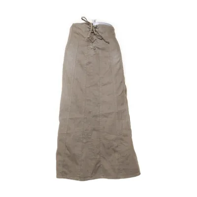 Långkjol (Grå) från VILA Denim Bomull, Elastan, Polyester