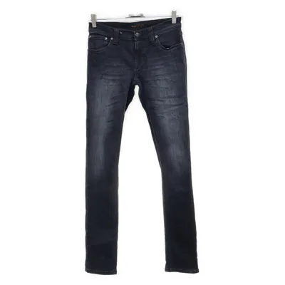 Spijkerbroek (Blauw) van Nudie Jeans Organisch katoen, Elastaan