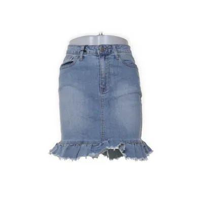 Jeanskjol (Blå) från SALT Bomull, Elastan, Polyester, Viskos