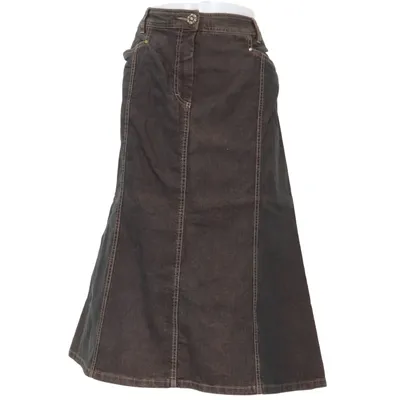 Skirt (Brown) from Chico Cotton, Elastane