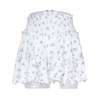 Jupe (Blanc, Bleu) de Sabo Skirt