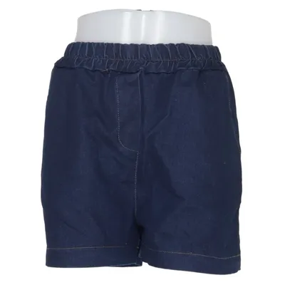 Denim shorts (Blauw) van Mioni Katoen, Elastaan, Polyester
