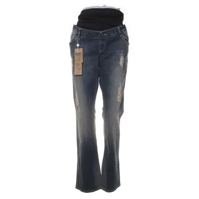 Vente jeans (Blå) fra Queen Mum Bomuld, Elastan
