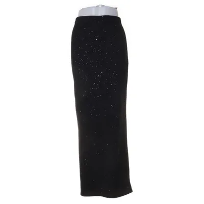 Långkjol (Svart) från Boohoo Elastan, Polyester