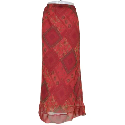 Jupe longue (Rouge, Multicolore) de Classic Woman Polyamide, Polyester