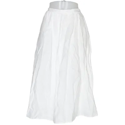 Maxi rok (Wit) van Mango Katoen, Linnen
