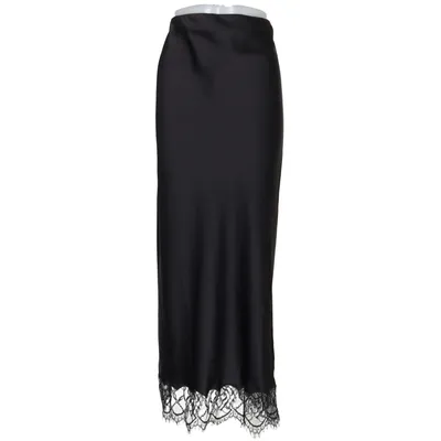 Ventenederdel (Sort) fra H&M Mama Polyamid, Polyester