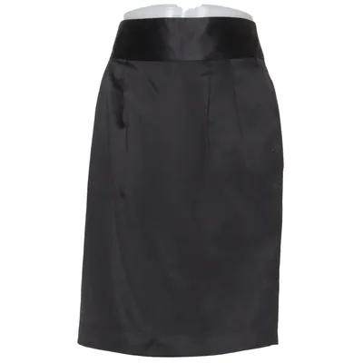 Jupe (Noir) de Edith & Ella Coton, Élasthane, Polyester