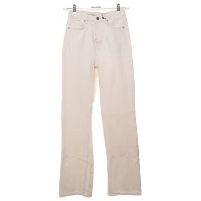 Spijkerbroek (Beige) van Never Denim by Bik Bok Katoen, Lyocell