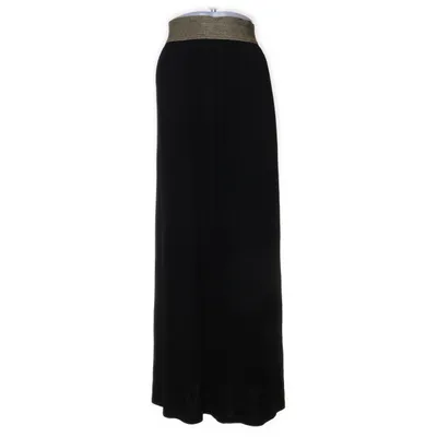 Maxi skirt (Black) from Suiteblanco Viscose, Elastane