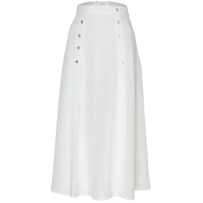 Jupe longue (Blanc) de Ze-Ze Polyester