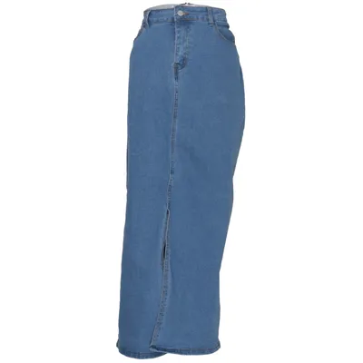 Jeanskjol (Blå) från Jeans Bomull, Polyester