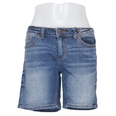 Short en jean (Bleu) de Lauren Conrad Coton, Élasthane