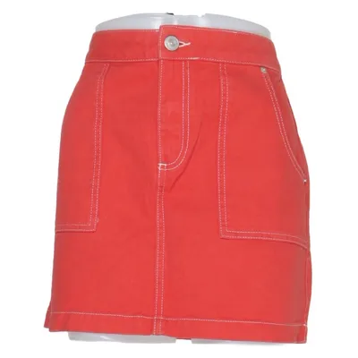 Jeansnederdel (Rød) fra BDG by Urban Outfitters Bomuld